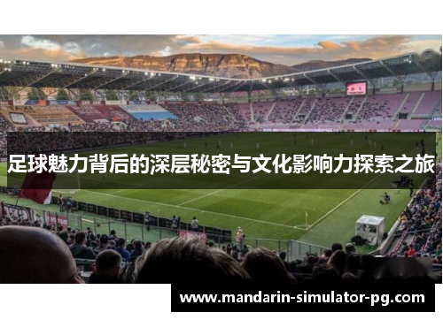 足球魅力背后的深层秘密与文化影响力探索之旅