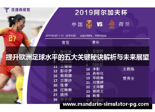 提升欧洲足球水平的五大关键秘诀解析与未来展望